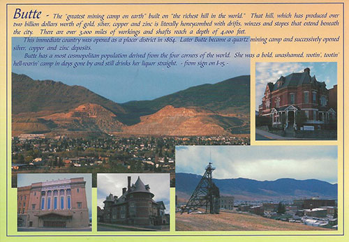 Butte, Montana Postcard