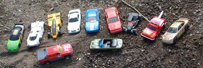 A fine collection of Hot Wheels