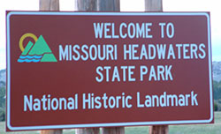 Welcome to missouri Headwaters State Park