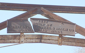 Great Falls Bridge sign