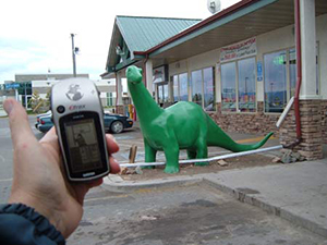 Dino with GPS