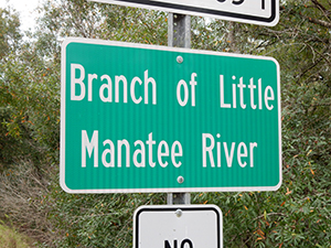 River Sign