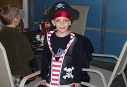 Steven as a pirate
