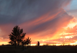 Sunset in Helena Montana
