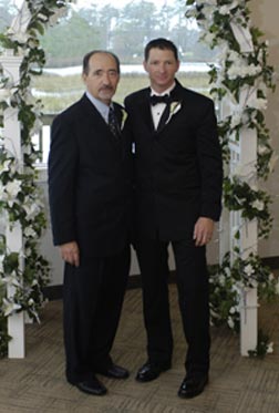 Matt with his dad