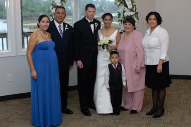Matt & Nina with her Family